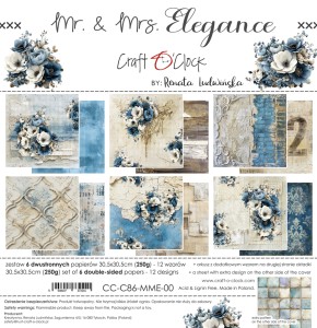 MR. & MRS. ELEGANCE - zestaw papierów 30,5x30,5cm