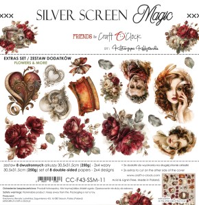 SILVER SCREEN MAGIC - zestaw DODATKÓW - FLOWERS