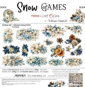 SNOW GAMES - EXTRAS set - FLOWERS
